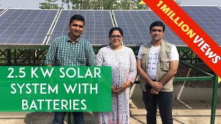 Real Life Energy Independence : 2.5 kW Solar System | Electric Scooters run on the Sun