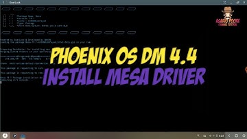 Install Package Mesa Driver Phoenix OS DM 4.4