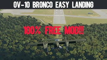 DCS OV-10A Bronco Landing is Really Easy