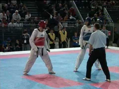 European Taekwondo Championships 2008 Rome Male -78 kg Spain vs Armenia Round 2