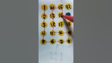 Draw the checkered path with numbers? #shorts #ytshorts #video #trending