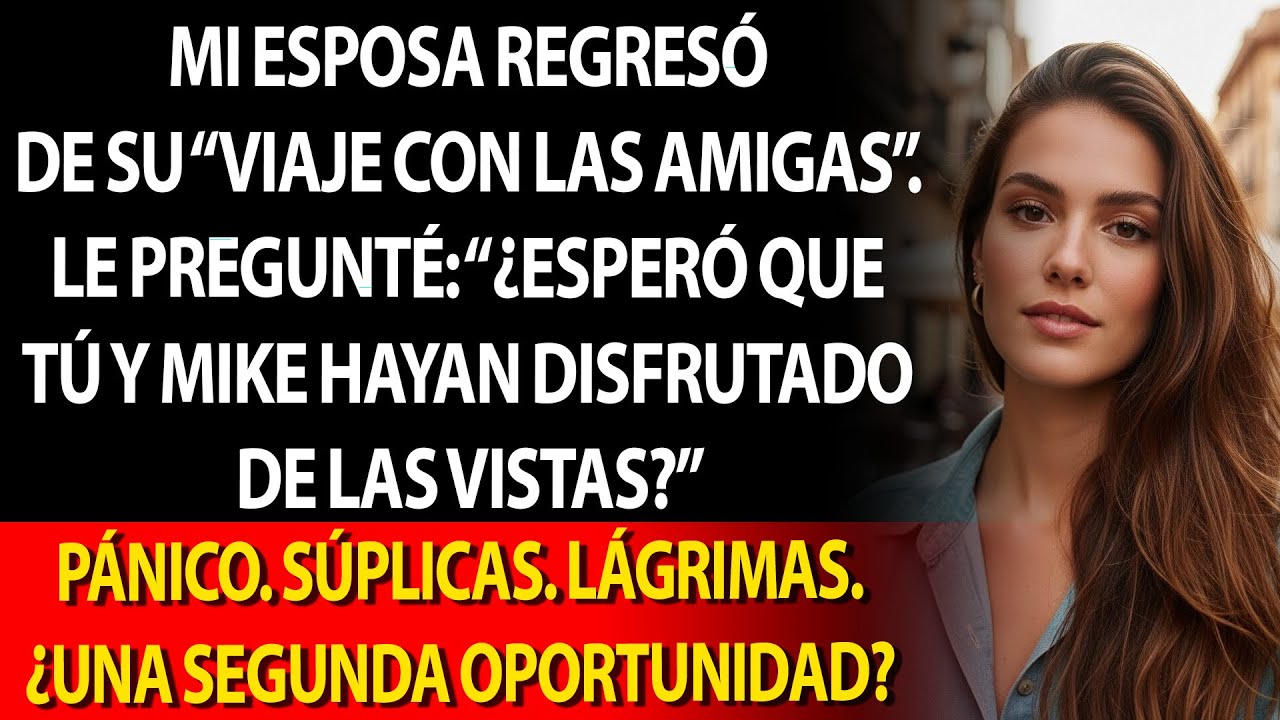 🧳 Ella regresó de su “viaje con amigas” 👀❓ Una sola pregunta mía la dejó sin palabras 🤐⚡