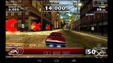 PPSSPP Emulator 0.9.6.2 for Android | Burnout Dominator [720p HD] | Sony PSP