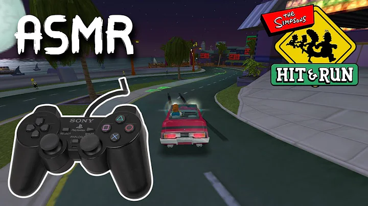 ASMR Gaming | SIMPSONS HIT & RUN + Controller Sounds No Talking 🎮💤