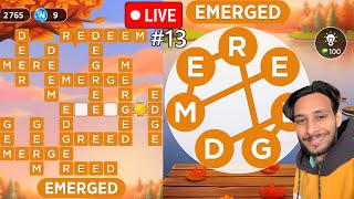 Let's Play Words of wonders Part 14 🔴 Live | Sameer | Crossword Game live in Hindi screenshot 4