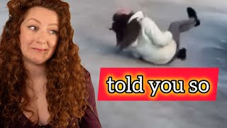 Reacting to People Vs Icy Driveway Funny Moments