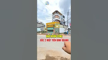 Nhà Hoàn công góc 2 mặt tiền Kinh doanh đường Nguyễn Thị Tươi thuộc Tân Đông Hiệp TPHCM.149m2 nở hậu
