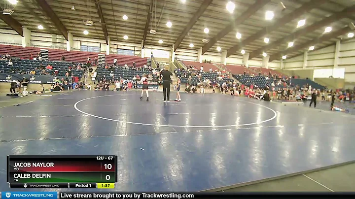67 Lbs Champ. Round 1 - Jacob Naylor, MD Vs Caleb ...