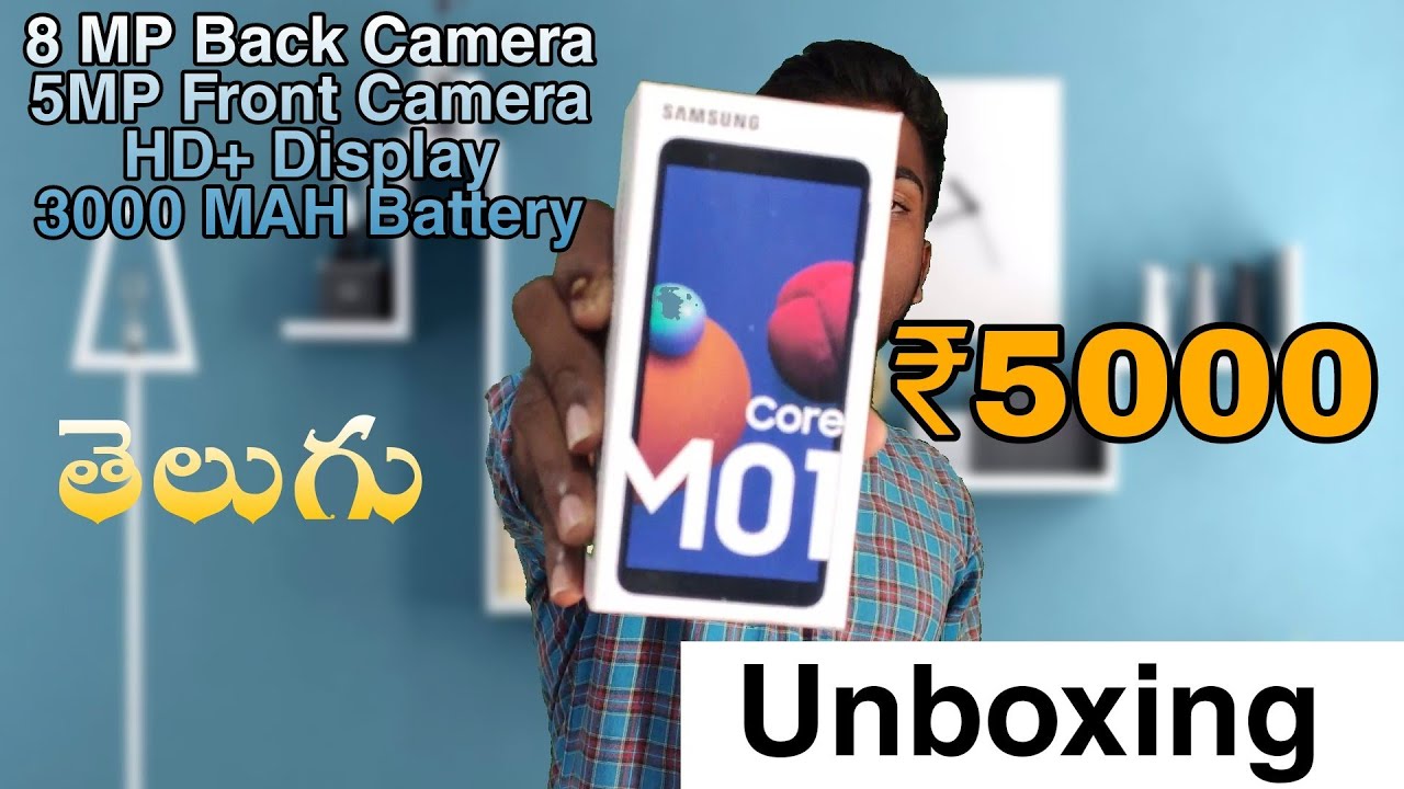 Samsung mo1 Core 5000₹- Below Best Android Mobile|| Unboxing In Telugu