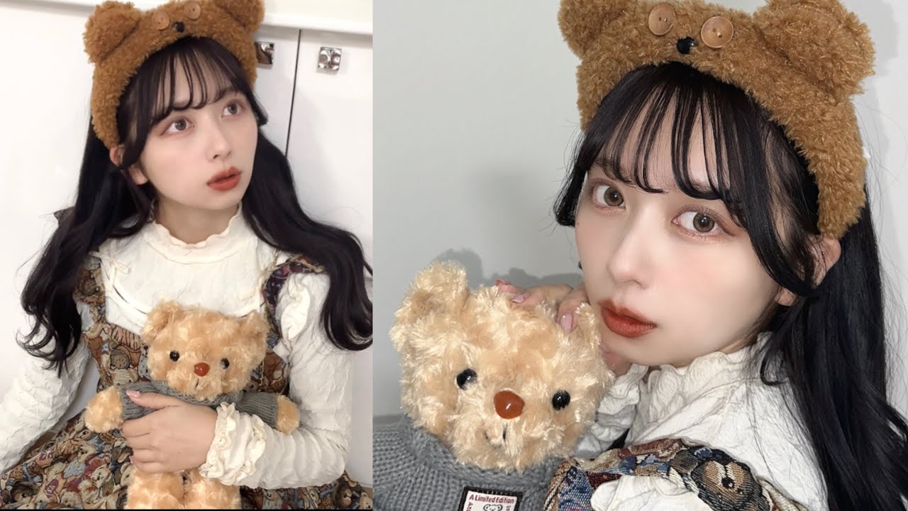 【ユニバGRWM】黒髪で濃いめのテラコッタメイク！写真映え意識の崩れにくく濃いメイクしたよ！！【オレンジブラウンメイク】