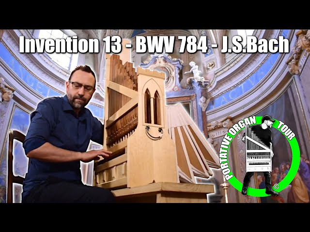 Portative Organ Tour #4 | Invention No.13 in A Minor | BWV