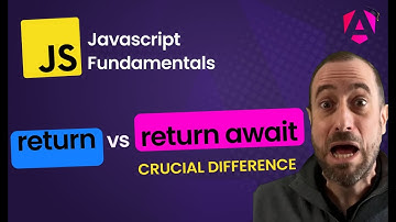 Javascript return vs return await (Crucial Difference)