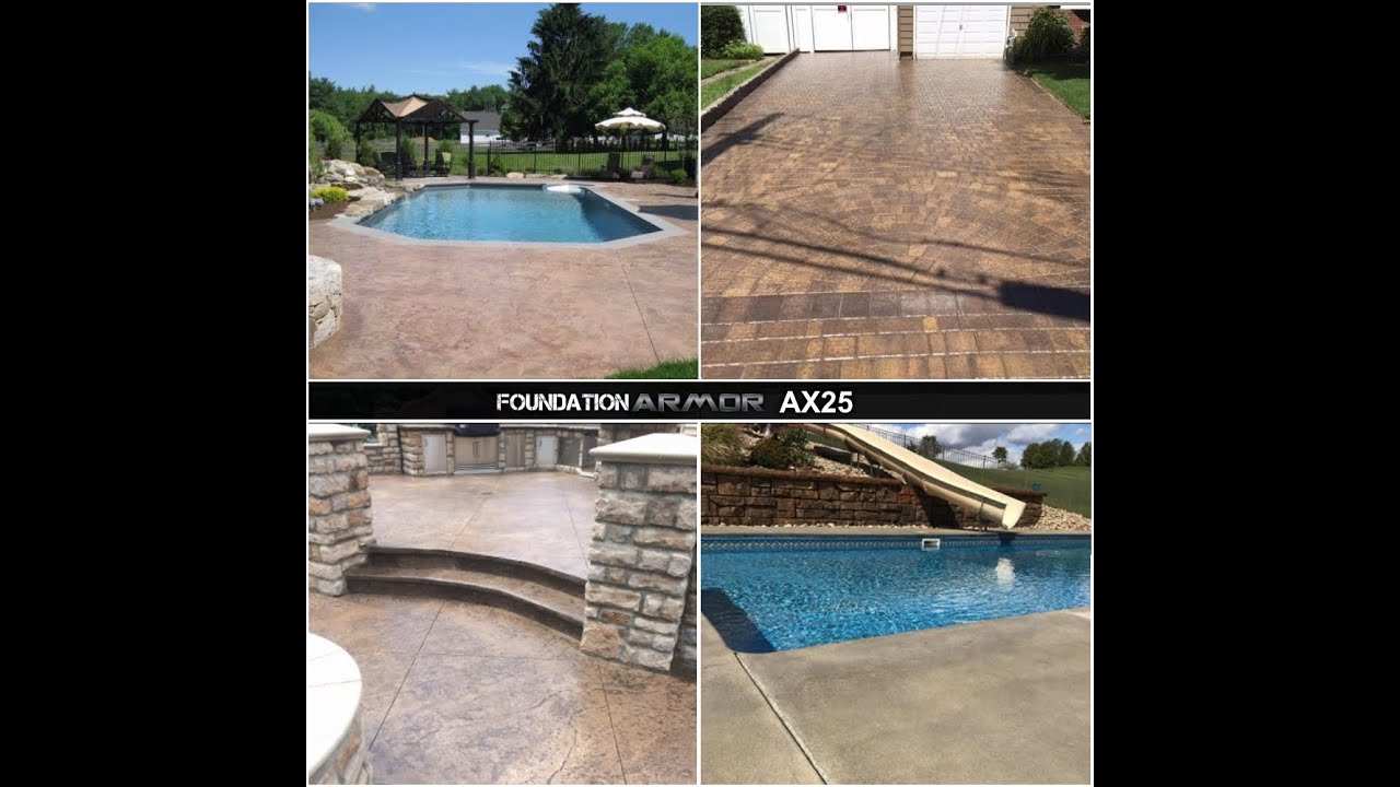 Armor AX25 Siloxane Infused High Gloss Acrylic Concrete Sealer - Great ...