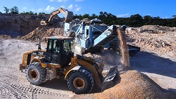 The Process of a Limestone Quarry
