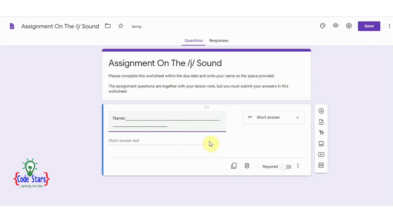 google classroom google form assignment