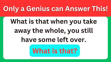 ONLY A GENIUS CAN SOLVE THESE 15 TRICKY RIDDLES | Riddle Quiz - Part 3
