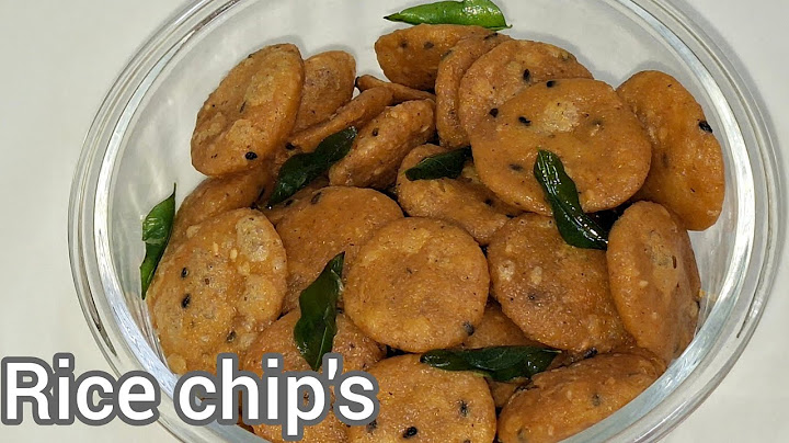 Rice chip's  / सिर्फ 10 मिनट में बनाई यें चाय के साथ खाने के लिए खस्ता कुरकुरे Rice chip's /