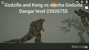 Godzilla and Kong vs mecha Godzilla melon playground
