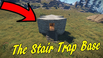 The Stair Trap Base | Cheap But Efficient Trap Base | Rust Ep 30