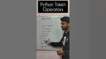 Python Tokens - Operators #shorts #officialpwk #tokens #python #programming #pythonoperators