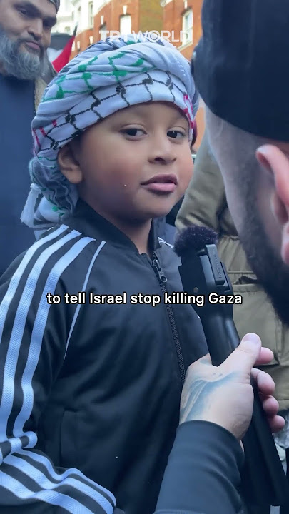 Message from children in London to kids in Palestine