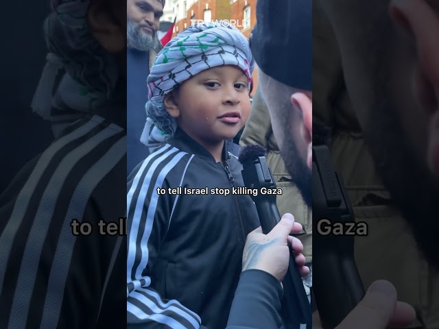 Message from children in London to kids in Palestine class=