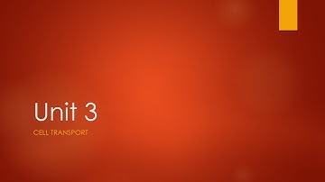 Midterm Review: Unit 3 (Biology)