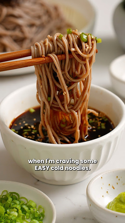 10 minute Zaru Soba 😍 #easyrecipe