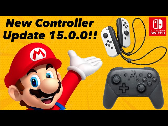 sort Land Gutter Nintendo Just Released New Joy-Con & Pro Controller Update 15.0.0 - YouTube