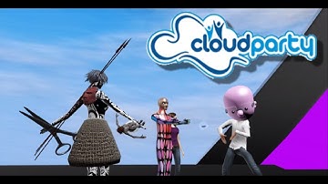 Cloudparty - A Virtual 3D World - HD WebGL Cloud Party Machinima 2012