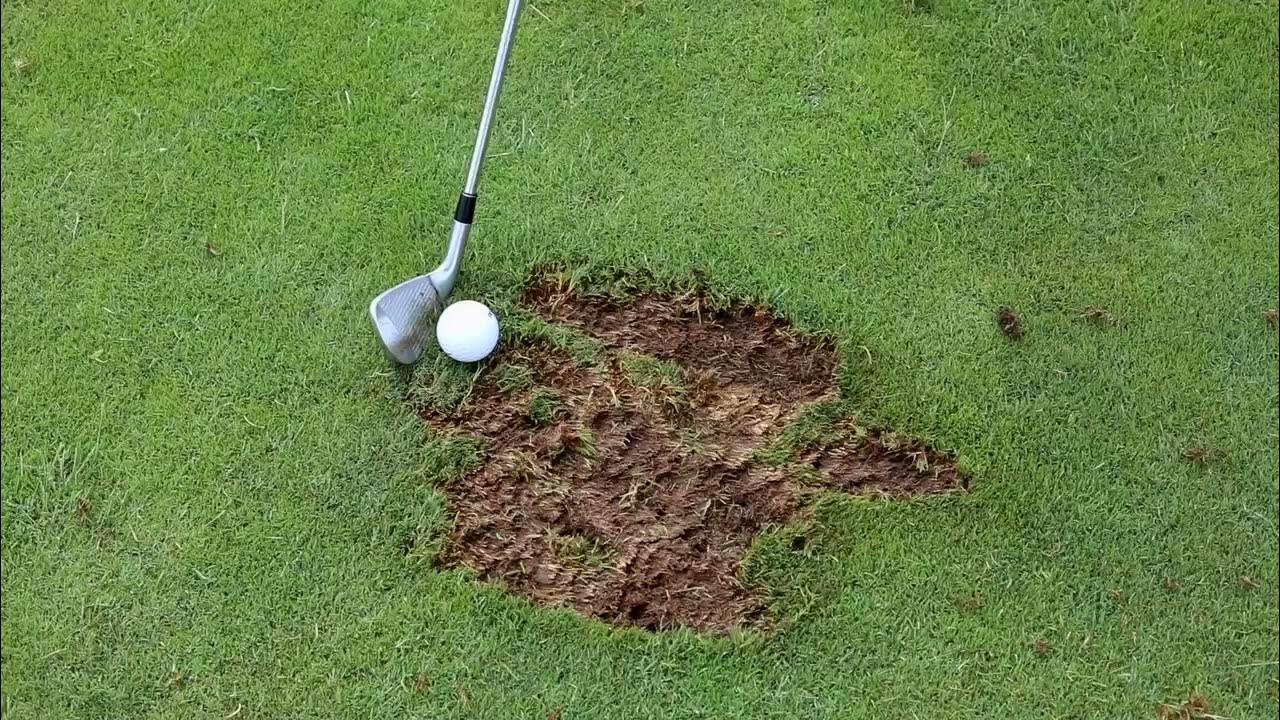 Golf Etiquette Proper Divot Pattern on the Practice Tee YouTube