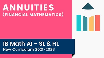 Annuities [IB Math AI SL/HL]