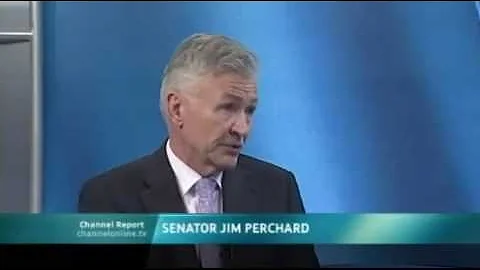 Senator Perchard speaks live in Channel TV