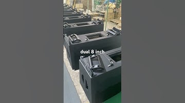 Dual 8 inch line array speaker #mjaudio #speakerfactory #woodenspeaker #audiosystem  #audio  #sound