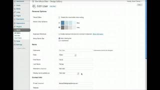 WordPress Tutorial | Adding & Editing Users