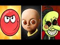 Red Ball 4 Vs Baby In Yellow Vs Troll Quest Horror Gameplay Walkthrough Red Ball Vs Scary Games 