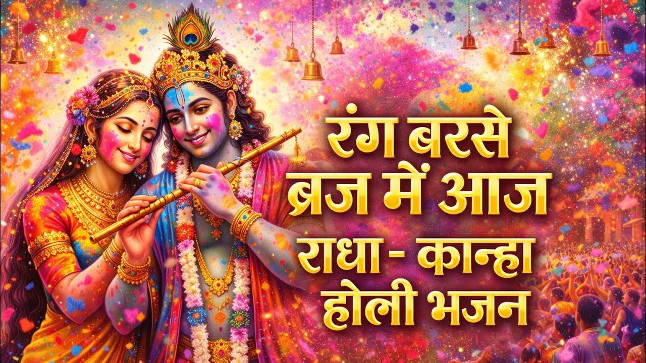 राधा कृष्ण होली भजन 2026 | बरसाने में उड़े गुलाल  श्याम संग राधा की रंगभरी होली | Latest Holi Bhajan