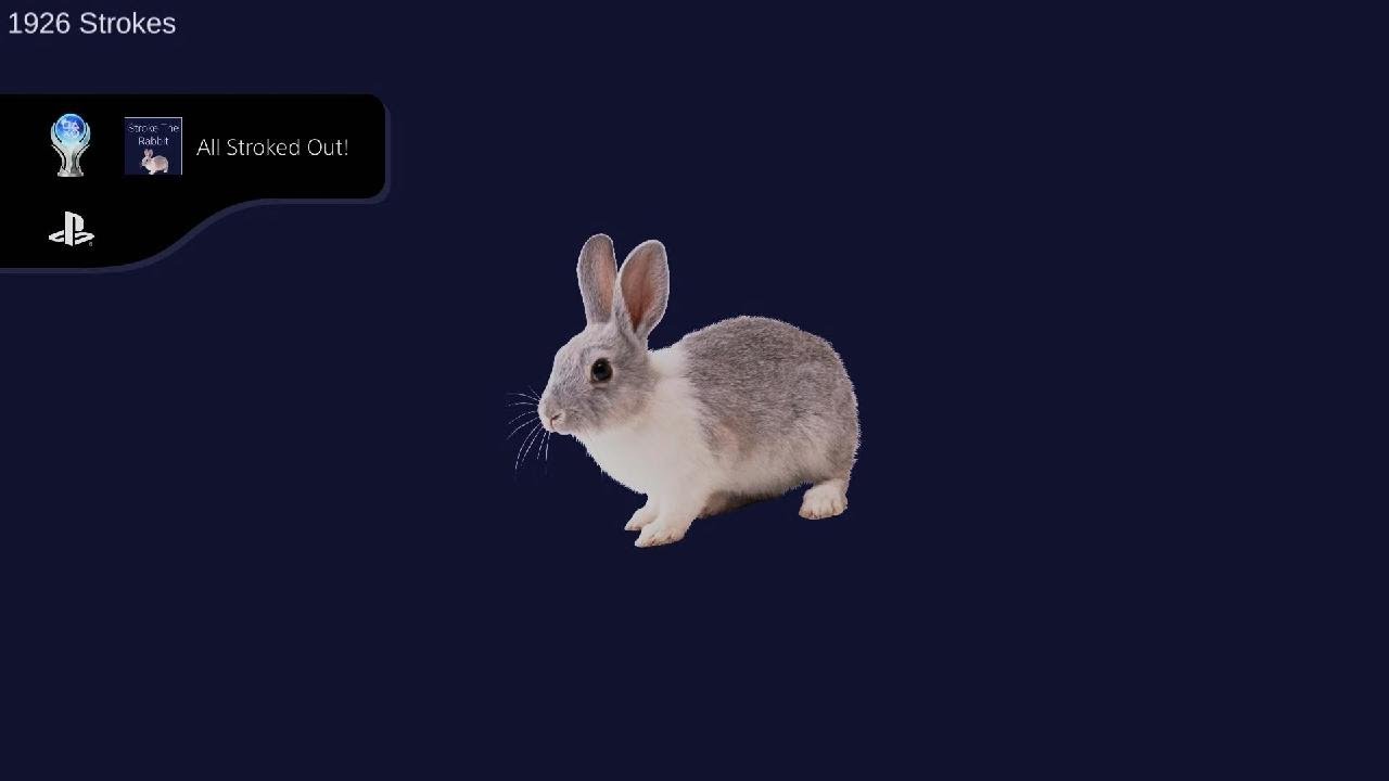 Stroke The Rabbit Platinum #1217 PS4 - YouTube