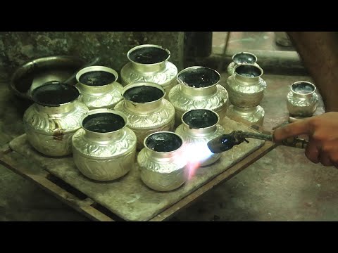 Silver Chombu Making | How to Make Silver Utensils? | How its Made? | Process Of Silver