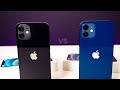 Blue & BLACK iPhone 12 Unboxing & Comparison!