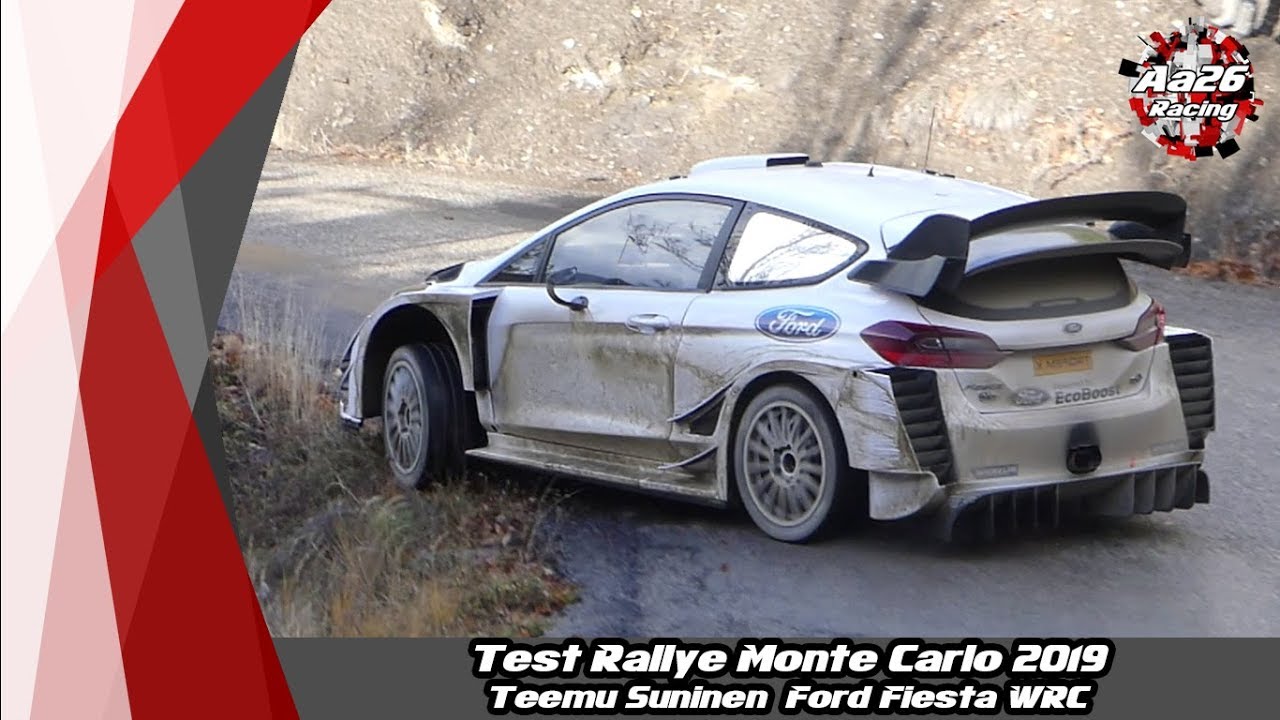 Test Rallye Monte Carlo 19 Teemu Suninen Ford Fiesta Wrc 26 Racing Youtube