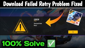 Free Fire max Error Download failed retry | Error Download failed retry problem solve 2025