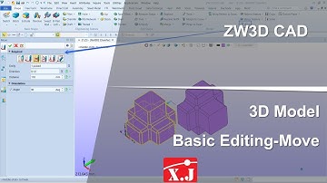 ZW3D คู่มือ สอนการใช้งาน CAD - Basic Editing - Move