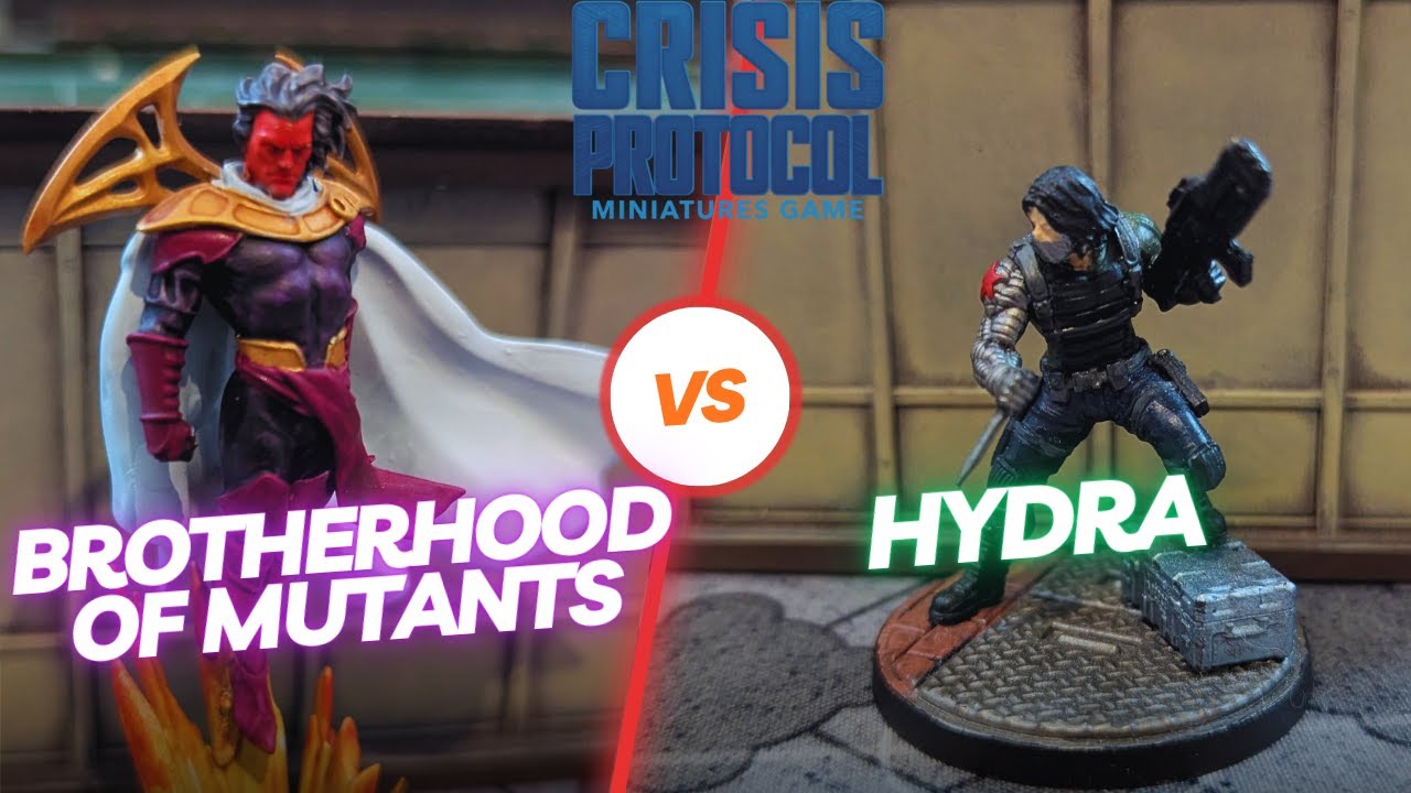 Brotherhood of Mutants Vs Hydra ~ Marvel Crisis Protocol Battle Report 