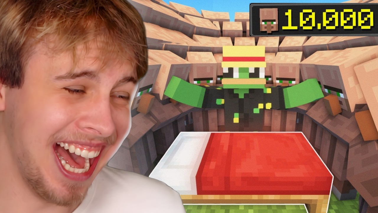 ICH reagiere auf 10.000 Villager spielen Bedwars