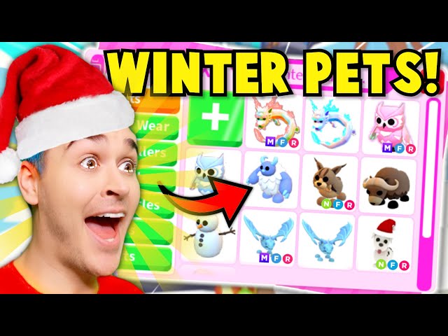 All LEGENDARY Pet's VALUE List in Adopt Me (New Winter Holiday/Christmas  Update)