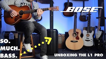 Unboxing the Bose L1 Pro. The perfect PA for a singer-songwriter.