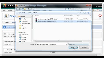 Joomla: Install Easy Crop Image