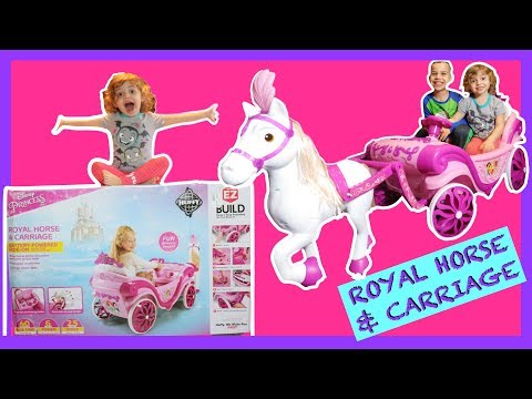 disney princess royal horse and carriage ride on