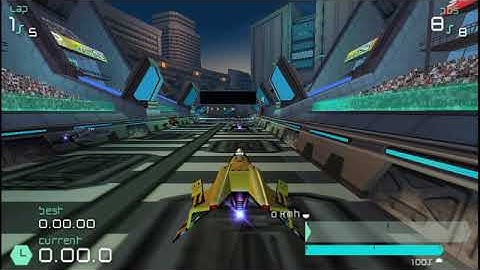 Wipeout Pulse [PPSSPP] Gameplay:#14.3 Phantom Grid 2 Tournament 1 - Phantom Class - EG-X Team